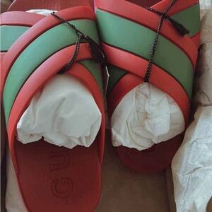 Gucci Pink Slide Sandals